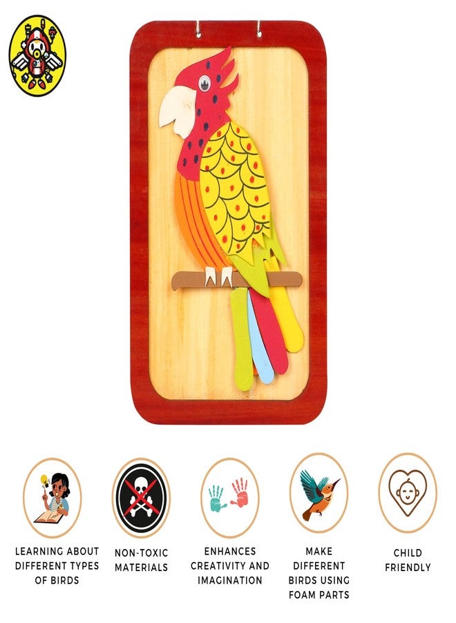 Techny Birds Technybirds Wooden Balance Toy And Birds Toy Book Combo | Educational Toys For Kids | Montessori Learning | Balance And Bird Recognition | Fine Motor Skills Development - Image 5